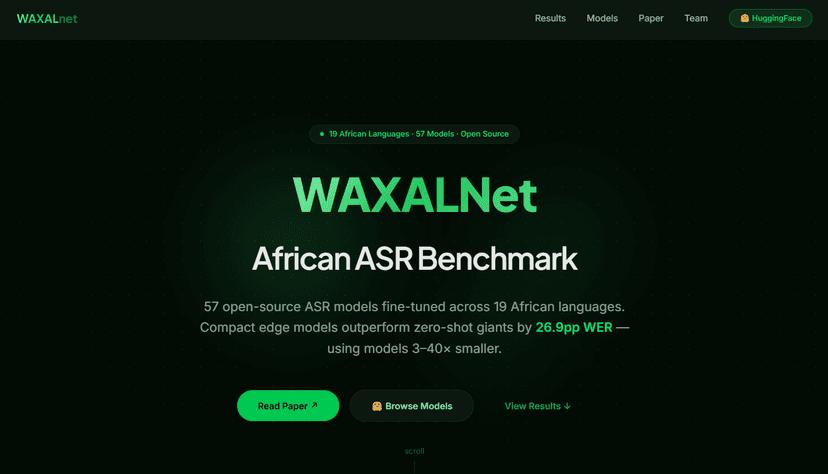 WAXALNet